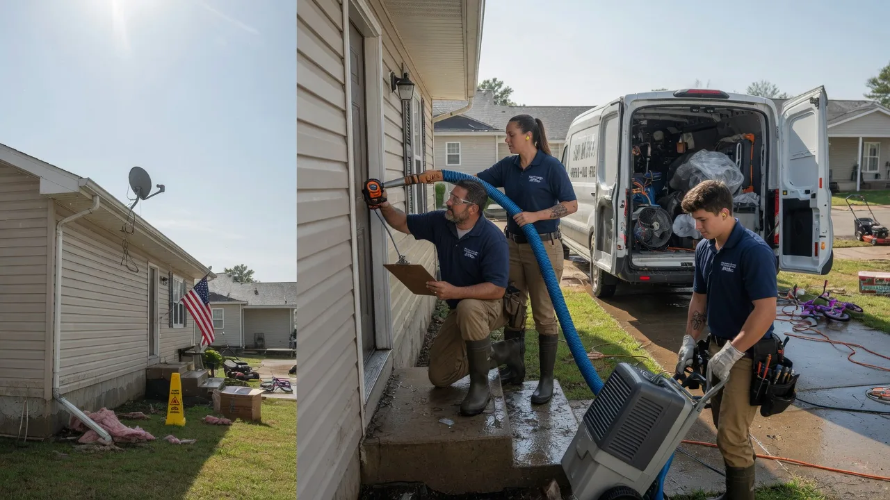 Ceiling Water Damage Restoration in Woodworth, ND near me